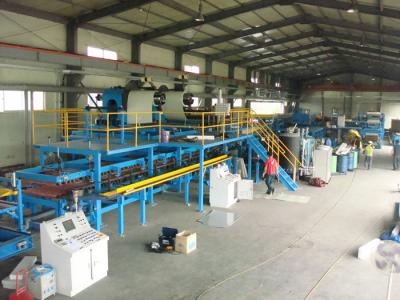 China Roofing / Wall Polyurethane Sandwich Panel Production Line With CE Certificate for sale