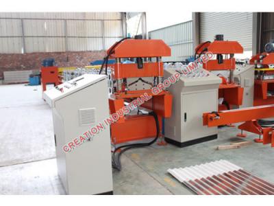 China Metal Roof Ridge Capping Panel Manufacturing Machine with 13 Sets Steel Rolling Mill for sale