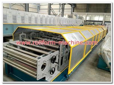 China Double Layer Steel & Aluminum Roofing Sheets Roll Forming Machine with Metal Safty Cover for sale