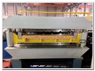 China Double Deck Metal Roof & Wall Panels Roll Forming Line with Automatic Electric PLC Control System for sale