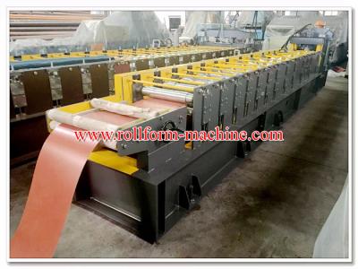 China Corrugated Metal Roof Ridge Cap Sheets Roll Forming Line with No. 45 High Quality Steel Rolling System for sale