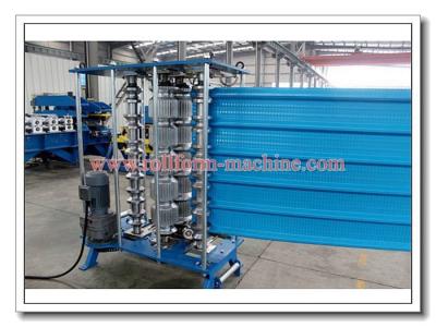 China Steel & Aluminium Bull-nosing Roofing Sheet Crimping Machine for Corrugated or IBR Profile for sale