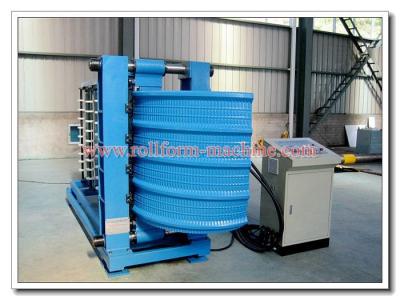 China Crimped Steel & Aluminium Roofing Sheet Making Machine with Various Curved Anagles Te koop