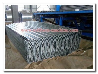 China Corrugated Wave Profile Cameroon Galvanised Alu Zinc Coating Iron / Steel Roofing Sheet for sale