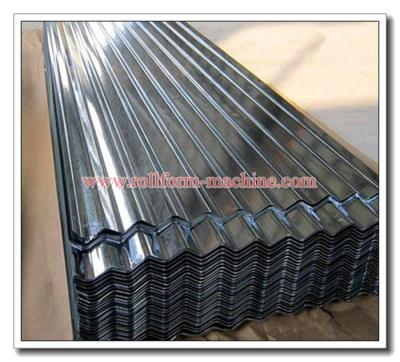 China Full Hard 550MPa G550 Corrugated Sinusoidal Profile Thin Steel Roofing Sheet Material, 0.15mm, 0.18mm, 0.20mm for sale