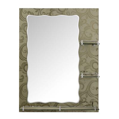 China 2-Face 4mm bathroom mirror with glass shelf for sale