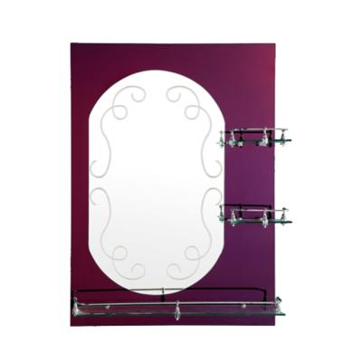 China Double Arm Extend Double Layer Mirror Bathroom With Shelf for sale