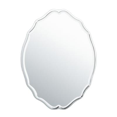 China Double Arm Extend 4mm Engraved Beveled Bathroom Mirror for sale