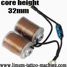 China Permanent 10 Wraps Coils Tattoo Machine Parts And Hot Selling Handmade Tattoo Machine Coils for sale