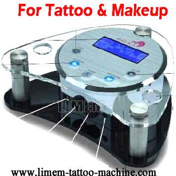 China 100% Permanent Makeup Tattoo Power Supply Digital Acrylic Permanent Tattoo Power Supplies Double for sale