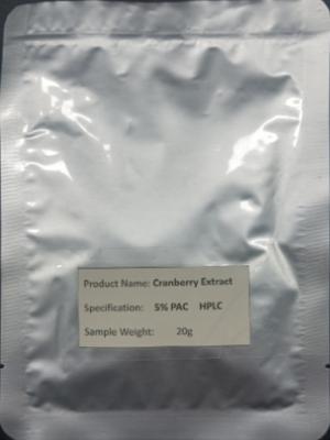 China 5% PAC HPLC  Facial Beauty 80 Mesh Cranberry Extract Powder GMP/DML Te koop