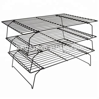 China Grid Stackable Tiered Wire Cooling Rack for sale