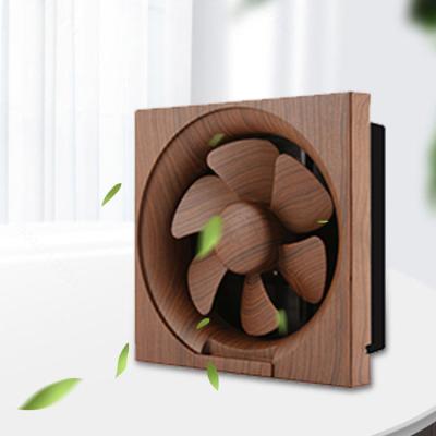 China OEM/ODM Hot Selling High Quality Plastic Wall Mounted Kitchen Fan White/Wood Ventilation Exhaust Fan For Bathroom for sale