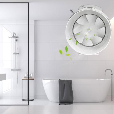 China New design 2022 standard hot sale fan mixed flow in line bathroom exhaust fan 75W high speed 50W low speed 6