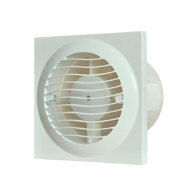 China Factory Price Timer 2-30mins Bathroom Exhaust Fan Built-in Overflow Wall Mounted (Adjustable) Sensor Ventilation Square ABS Exhaust Fan 120 mm / 5