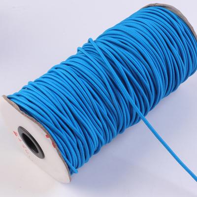 China Viable color rubber band around rubber elastic rope textile elastic ribbon silk wholesale latex rubber band around elastic rope for sale