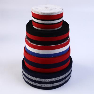 China Wholesale Dense Viable High Elastic Encryption Color Grain Ribbon Elastic Nylon Elastic Skirt Accessories for sale