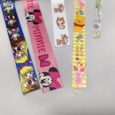 China Various Patterns Thermal Transfer Strap Digital Printing Band Work Card Mobile Phone Lanyard Hanging Luggage Viable for sale