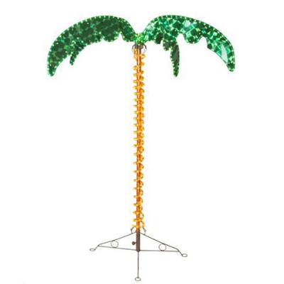 China Lamp Light Holiday Gold Palm Palm Tree Collar Stainless Steel, Palm Plants 200cm, Outdoor Artificial Palm Trees Outdoor Decorative for sale