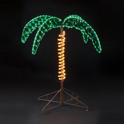 China Lamp Light Outdoor Garden Lights Outdoor Custom Lighted Palm Trees, Artificial Palm Tree Leaves Wallpaper, Gold Palm Spoon Brass for sale