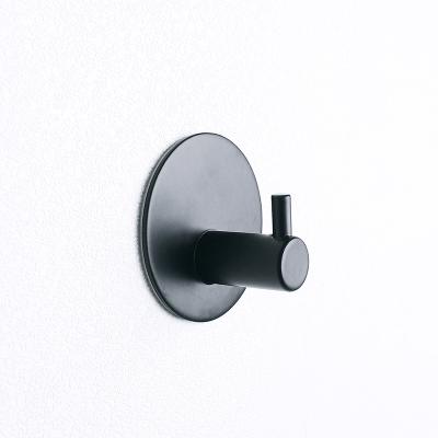 China Sustainable Modern Black Kitchen Bathroom Hooks Around Circular Wall Hook for sale