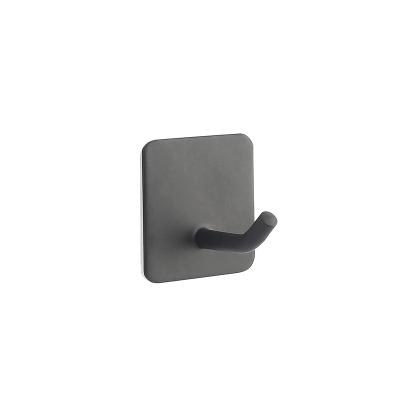 China Customized Cheap Viable Black Waterproof Wall Square Coat Metal Hooks Bag Hanger Hook for sale