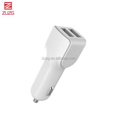 China Car Adapter ZUZG PD USB C Car Dual USB Block 2-Port USB Charging Adapter PD Car USB Charger Smart Super Fast Power For Mobile Phone for sale