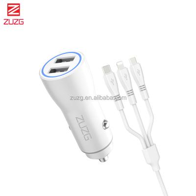 China Mobile Phone/Tablet/MP3/MP4/other USB 3.0 Device Two USB Car Charger Smart Kit Usb 2.0 In-Car Chargers Car Charger PD 20w Mobile Phone USB 2.0 Kit for sale