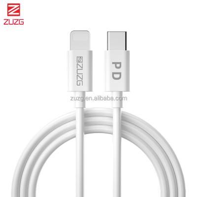 China Fast Charging Type-c iPhone+Android+Type-C ZUZG 1.5M Braid 20W Palladium Cable 1.5M Inner Plastic Date Charging Switch Transfer Strip Lightning for sale