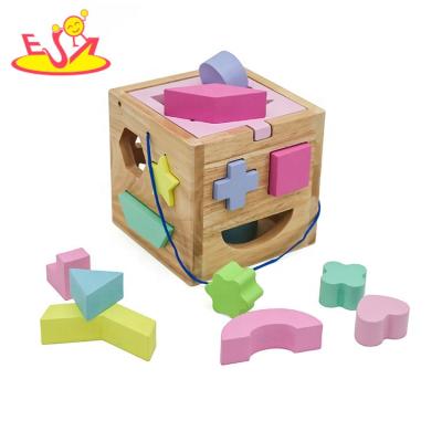 China Bring Merry To The New Kids Educational Montessori Kids Wooden Shape Sorter Toy For Children W12D205 for sale