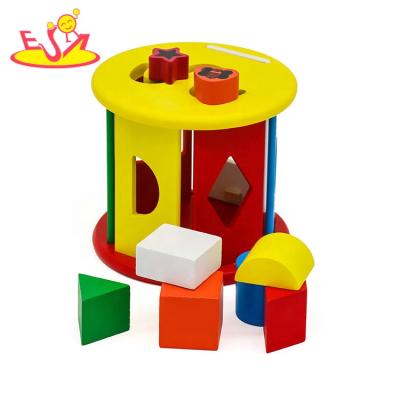 China For Children Learning New Arrival Educational Wooden Shape Matching Shanghai Toys For Babies W12D145 for sale