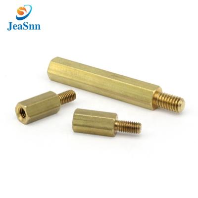 China Aluminum Female To Male Threaded PCB Standoffs Spacer Screws Brass Hex Standoffs for sale