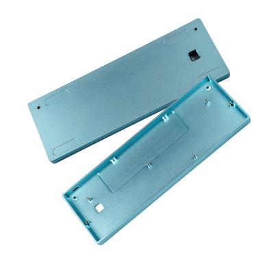 China Wholesale Custom Milling Aluminum Mechanical CNC Keyboard Case Prototype Plate CNC Machining Aluminum OEM Anodized Aluminum CNC Keyboard for sale