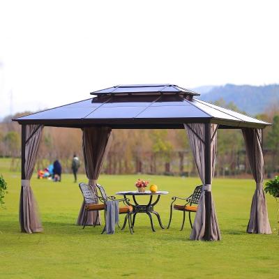 China Modern simplicity Hot selling Courtyard Garden Outdoors Tent Easy to Open Folding Tents Waterproof Aluminium Gazebo Outdoor Other Tent for sale