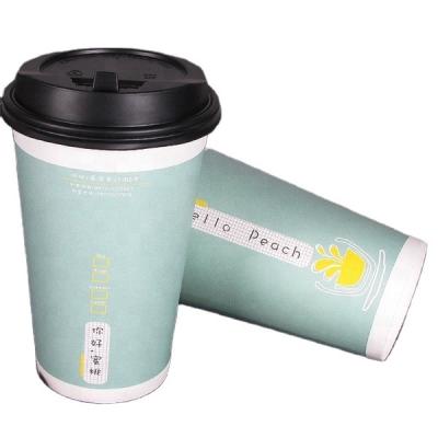 China Disposable high quality disposable paper cups with double pe coated 250ml size and above different types of cups for sale