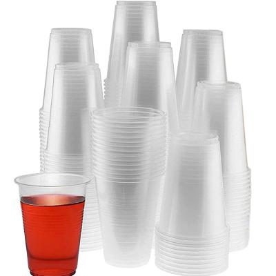 China Single Wall Reusable Plastic Cups Strong Durable And Clear Disposable Cup For Picnic Parties Travel BBQ And Occasions for sale