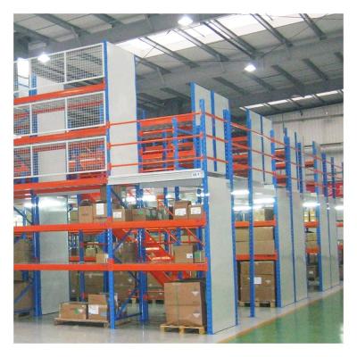 China Bolted Structure E-commerce Warehouse Storage Multi Tier Mezzanine Rack for sale