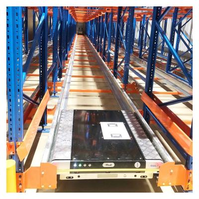 China Geautomatiseerd ophalen High Density Storage Radio Shuttle Pallet Rack voor Warehouse Rack Te koop