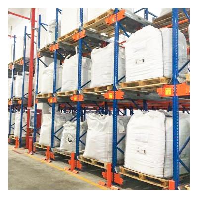 China Geautomatiseerd ophalen Hoge dichtheid Big Bag opslag pallet Racking pallet transporter Rack Shuttle Rack Te koop