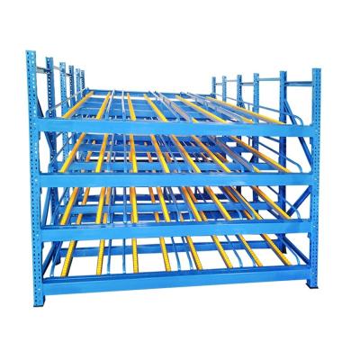 China First-in Access Mode Industrial Pallet Roller Rack for FIFO and FILO Storage Solution for sale