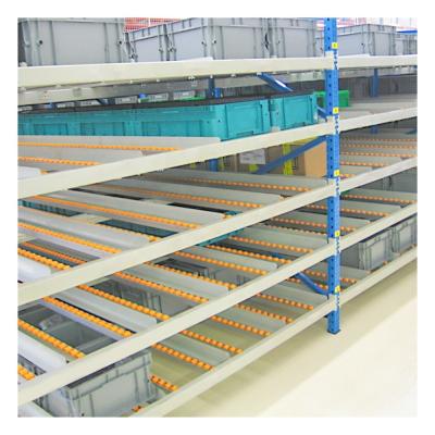 China Maximize Storage Space with Warehouse Sliding Shelf System in Blue/Orange/Grey/Yellow for sale