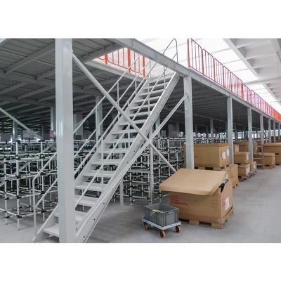 China Customized Depth and RAL System Steel Mezzanine Floor for Fully Assembled Structure for sale