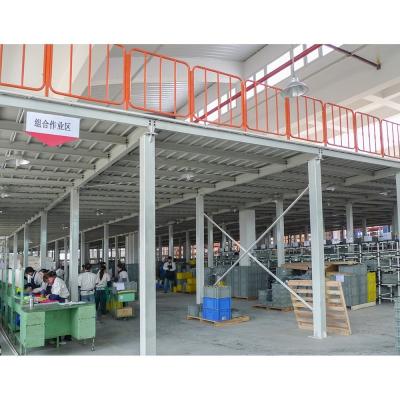 China 300kgs 500kgs 800kgs 1000kgs 1500kgs 2000kgs RAL System Industrial Steel Mezzanine Floor for sale