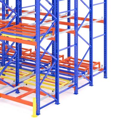 China 1-2 Pallet Width Warehouse Racks Equipment Pallet Storage Shelf Rack for Steel for sale