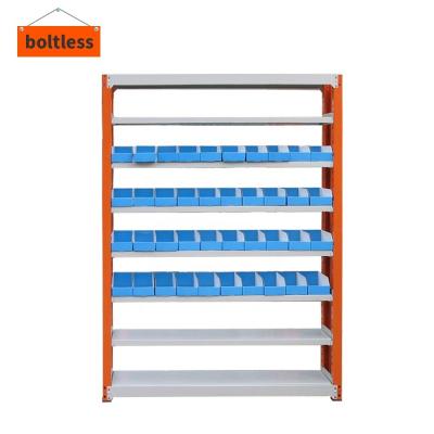 China Conveniente 8 camadas de aço sem parafusos rack com 50mm Hole Distância e 1200-2500mm de altura à venda