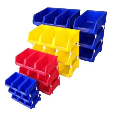 China Organize Efficiently with Sustainable Polygon Plastic Storage Bin Stackable for sale