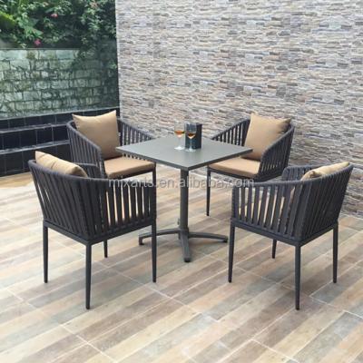 China Patio\Garden\Outdoor Outdoor Rope\Hotel Chairs Outdoor Dining Chairs Garden Chairs Rope Furniture Rope Woven for sale