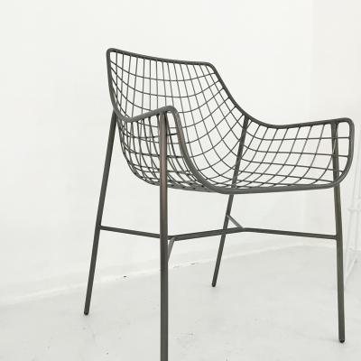 China Fishing Chair Mixarts Outdoor Furniture Hotel Stainless Steel Lounge Wire Chair for sale