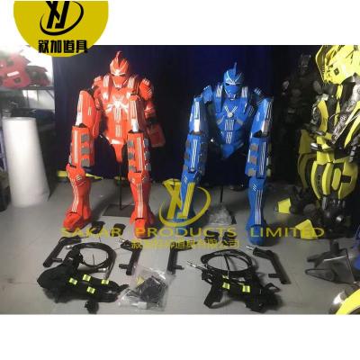 China Sets LED Costume LED Clothing Light Suits LED Robot Suits Costume LED Light Trajes for sale