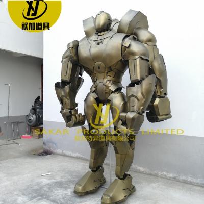 China EVA Mascot Cosplay Costume Bumble Bee Transform Robot Realistic Robot Led Costume For Adults Human Size for sale